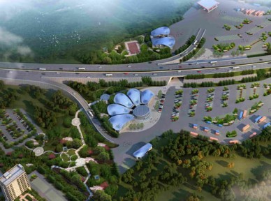 服務(wù)區(qū)立體綠化解決方案簡介