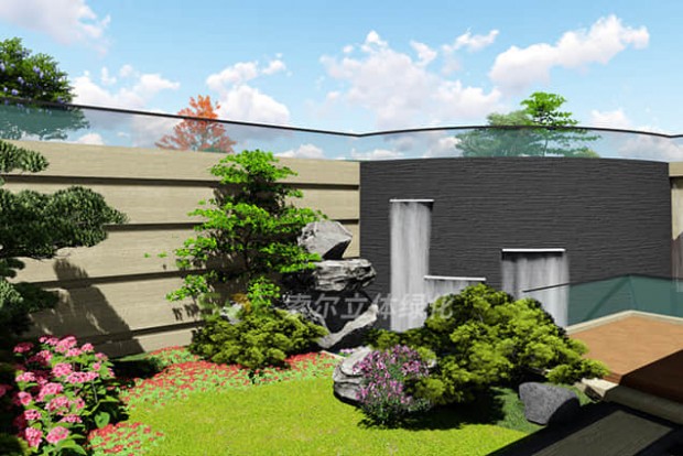 屋頂花園景觀設(shè)計效果圖