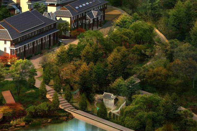 小鎮(zhèn)自然生態(tài)景觀設(shè)計(jì)效果圖