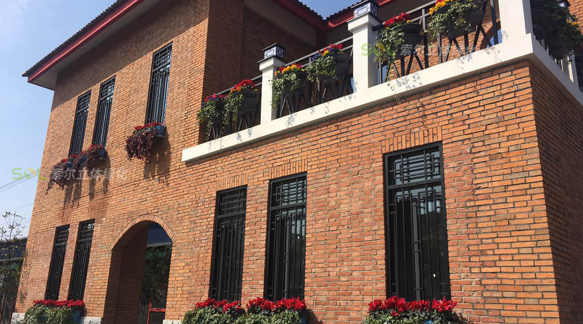 武漢林業(yè)集團立體綠化示范基地窗陽臺綠化