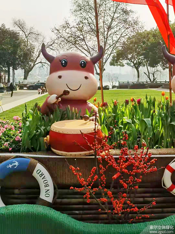 08 2021年1月杭州市富陽區(qū)區(qū)政府南門春節(jié)主題環(huán)境小品《楊帆》 (11).jpg