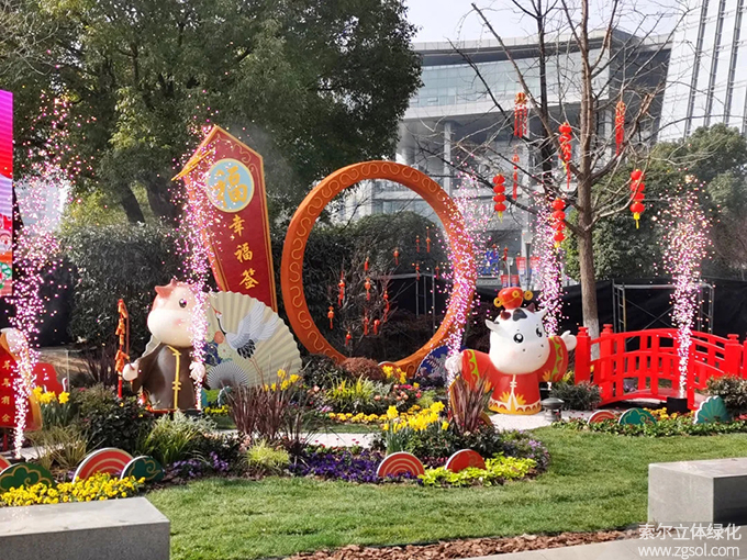 14 2021年1月杭州下城區(qū)西湖文化廣場春節(jié)環(huán)境小品《幸福簽》 (15).jpg